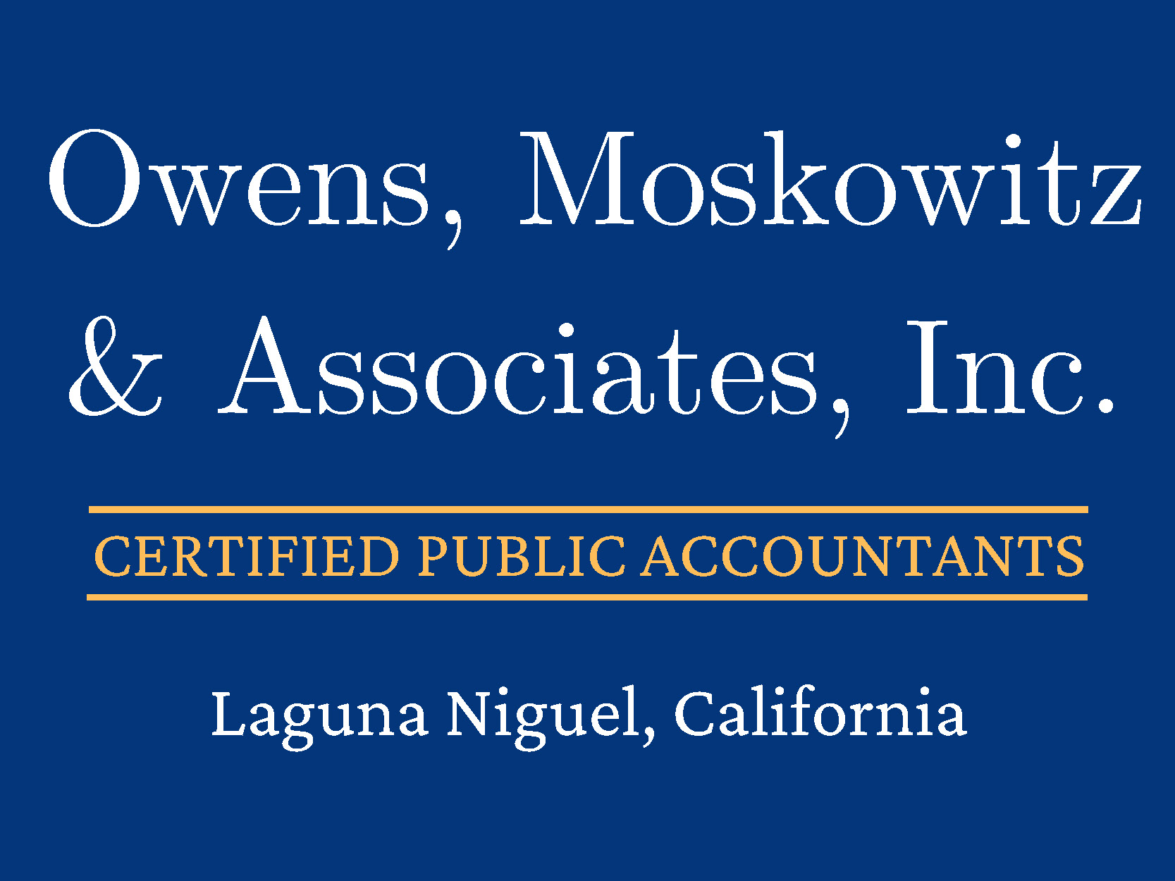 Owens, Moskowitz & Associates, Inc. - CPAs