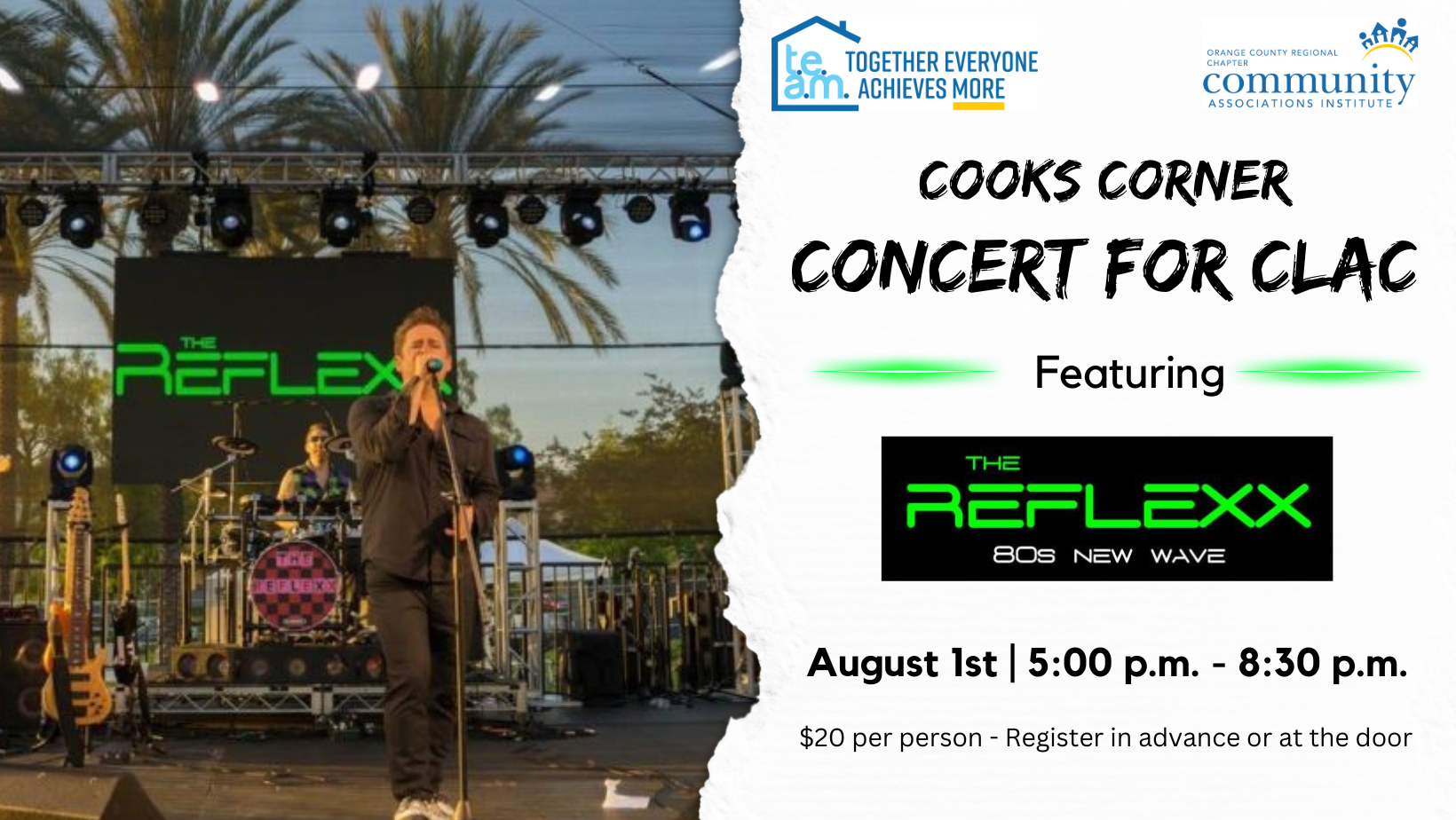 Cooks Corner Concert for CLAC