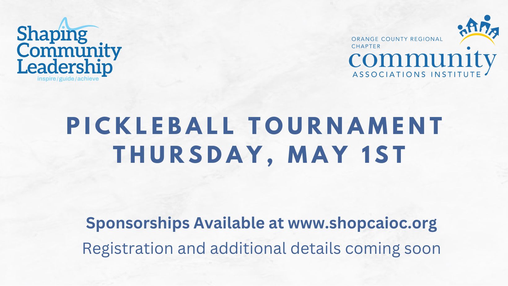 Pickleball Tournament