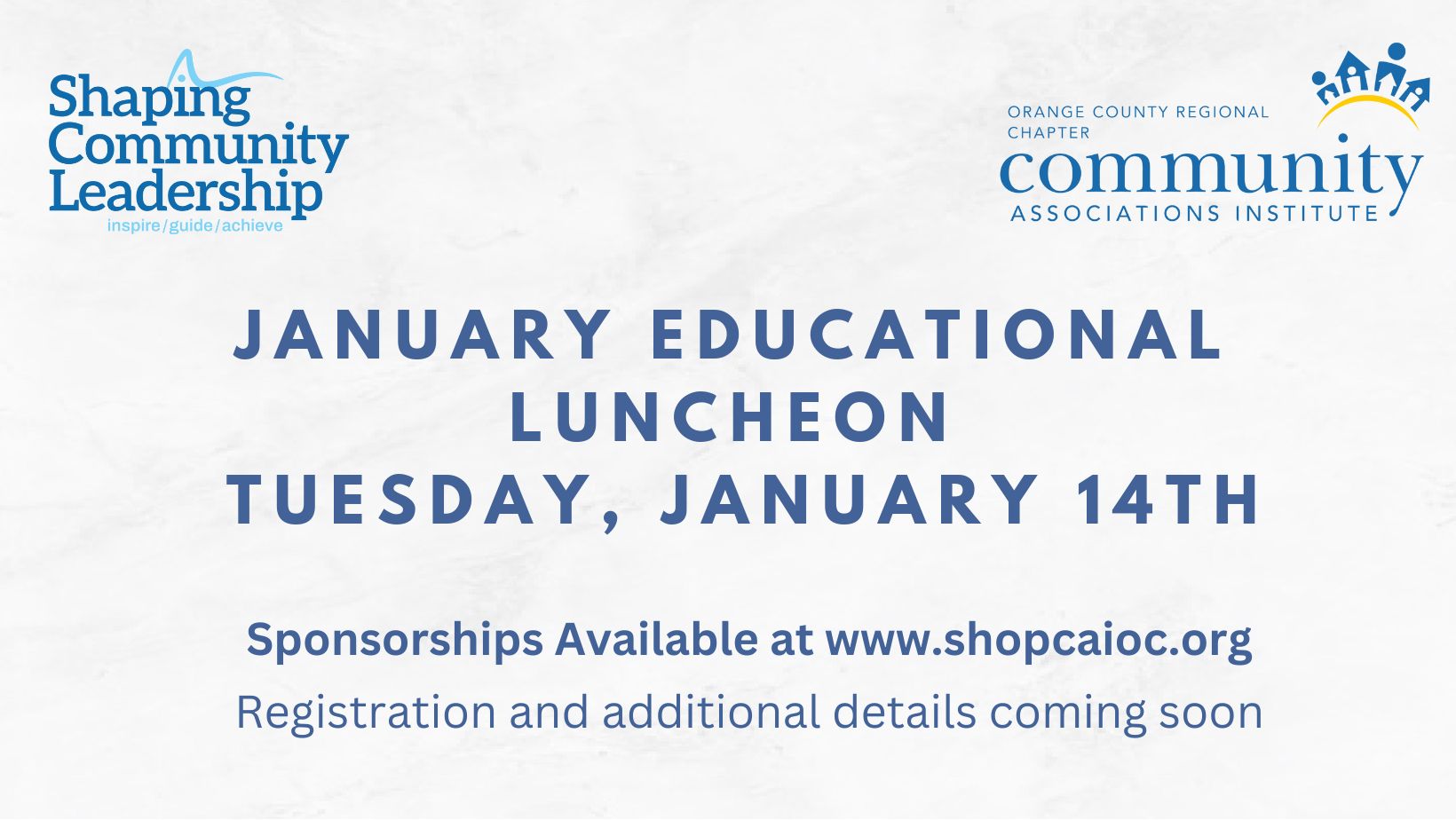 January Educational Luncheon