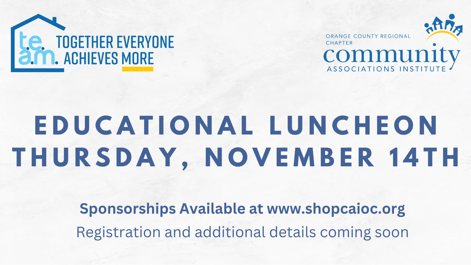 November Educational Luncheon