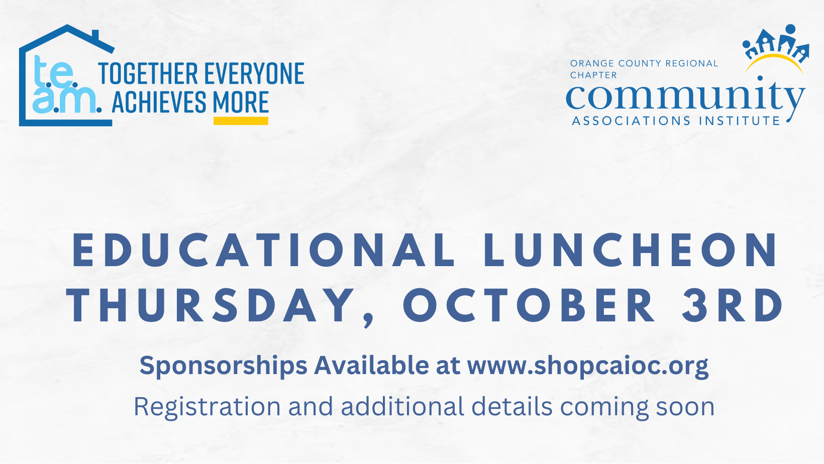 October Educational Luncheon